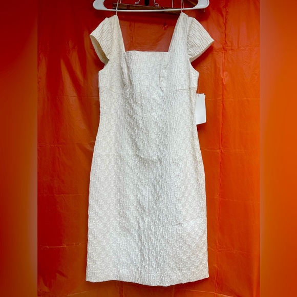 NWT ADRIANNA PAPELL Size 4 off white - Picture 7 of 15